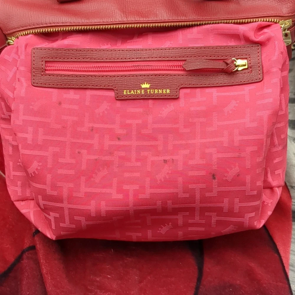 Elaine Turner leather satchel